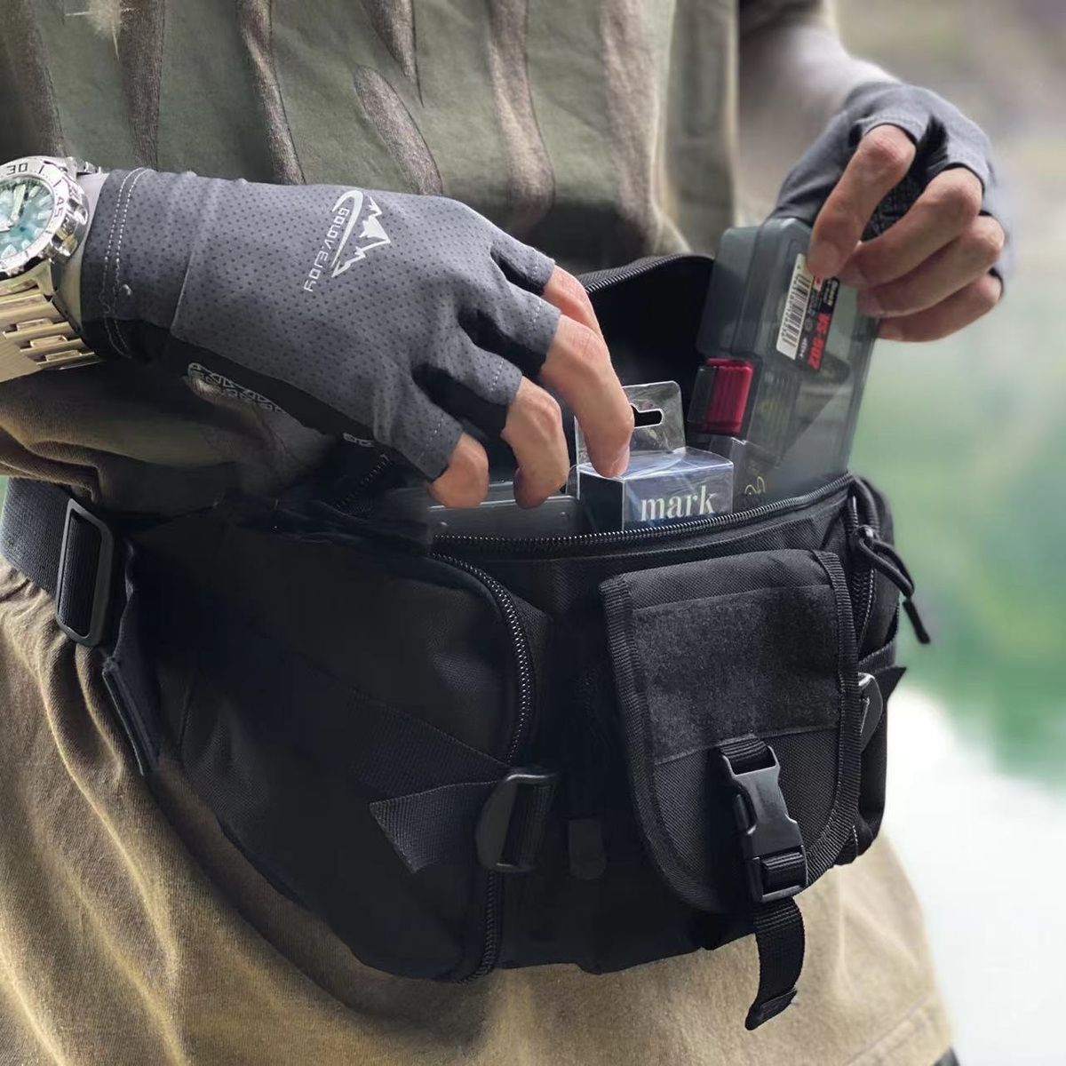 Waterproof Fishing Utility Sling Bag